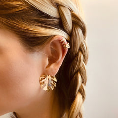 Ear Cuff Vida Triple - Bambú Rosa Joyas y Accesorios 